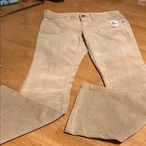 SO Corduroy Tan Flare Pants with Classic Boot Cut